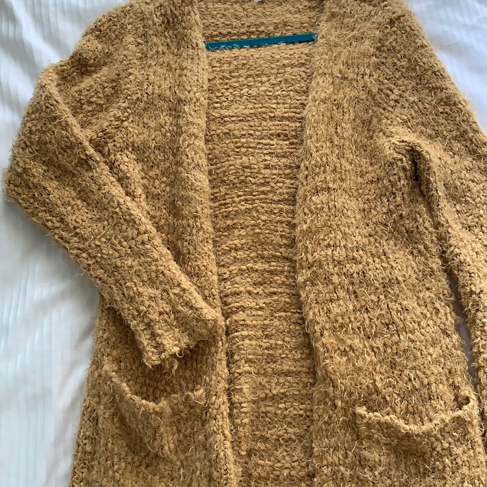 Fuzzy cardigan